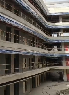 平原新區(qū)中藍置業(yè)項目無機布防火卷簾門，折疊提升門